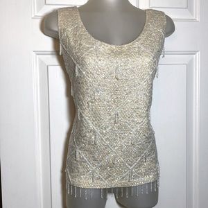 Vintage Beaded & Sequin Top